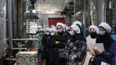 Photo of بازدید دانشجویان از کارخانجات گروه کشاورزی صنعتی زعفران سحرخیز